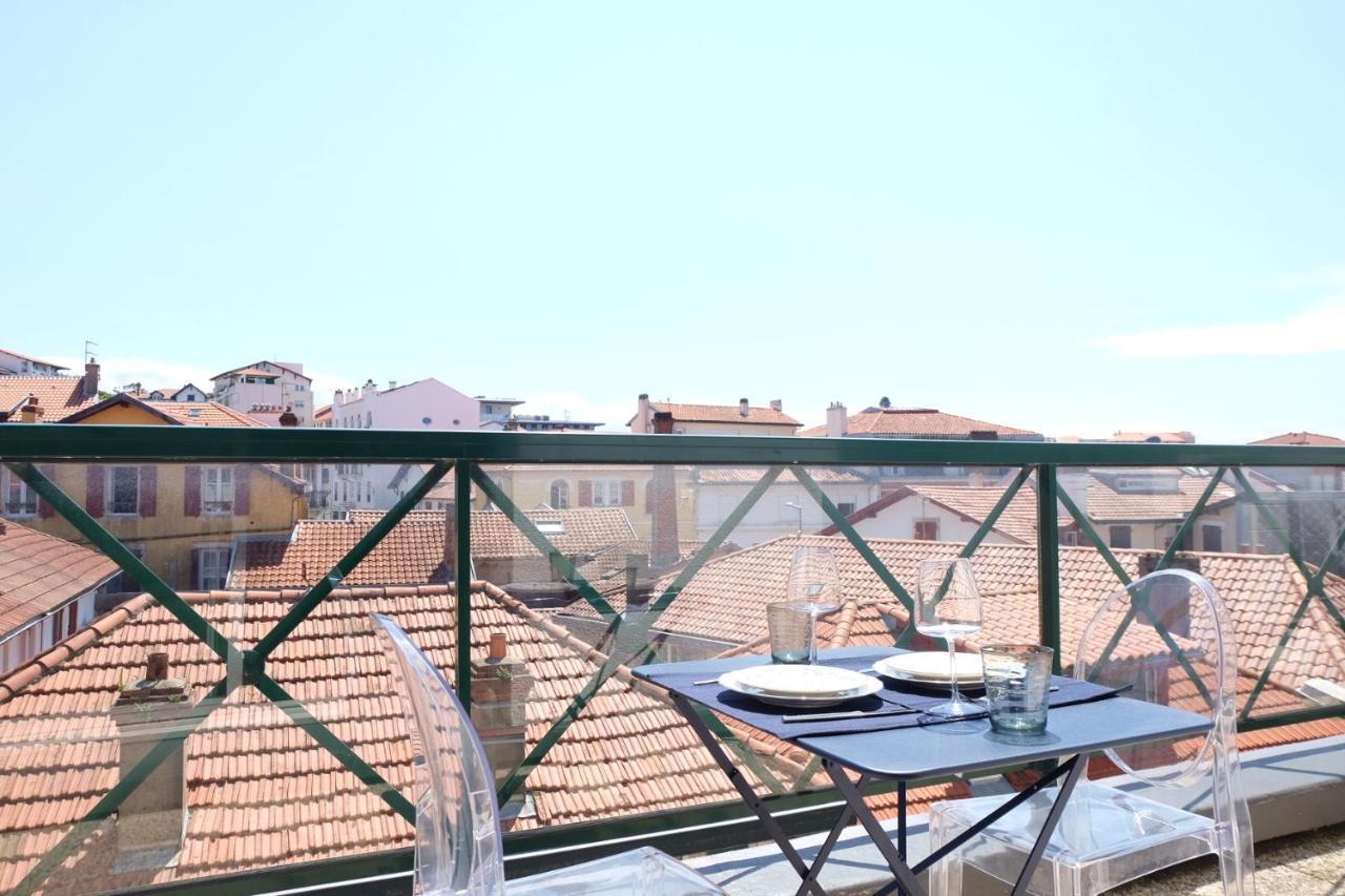 Magnifique Appartement, En Hyper Centre, Avec Terrasse Et Place De Parking Biarritz Zewnętrze zdjęcie